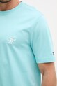 Tommy Hilfiger tricou basic pentru bărbați, din bumbac SUMMER MW0MW43066 turcoaz