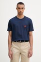 Tommy Hilfiger тениска basic мъжка от памук SUMMER тъмносин MW0MW43066