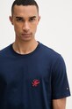 Tommy Hilfiger тениска basic мъжка от памук SUMMER тъмносин MW0MW43066