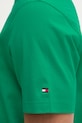 Tommy Hilfiger basic tričko pánske bavlnené SUMMER MW0MW43066 zelená