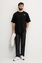 The North Face t-shirt męski bawełniany Essential Simple Dome NF0A8EVWJK31 czarny SS26