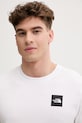 The North Face t-shirt męski z bawełną Evolution biały NF0A8G9CFN41