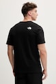 Odzież The North Face t-shirt męski z bawełną Evolution NF0A8G9CJK31 czarny