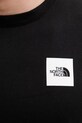 The North Face t-shirt męski z bawełną Evolution NF0A8G9CJK31 czarny