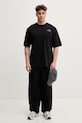 The North Face t-shirt męski bawełniany Liquid NF0A8G9WJK31 czarny SS26