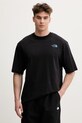 Odzież The North Face t-shirt męski bawełniany Liquid NF0A8G9WJK31 czarny