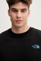 The North Face t-shirt męski bawełniany Liquid czarny NF0A8G9WJK31