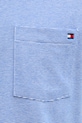 Tommy Hilfiger tričko pánské bavlněné s elastanem UM0UM03786 modrá