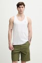 Tommy Hilfiger top pánsky bavlnený 3-pak zelená UM0UM03867