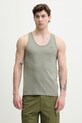Tommy Hilfiger top pánsky bavlnený 3-pak UM0UM03867 zelená SS26