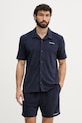 Calvin Klein Camicia da uomo LV00NM2988 blu navy SS26