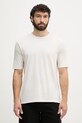 Calvin Klein t-shirt da uomo con cotone beige LV00NM3021