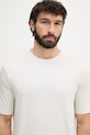 Calvin Klein t-shirt da uomo con cotone beige LV00NM3021