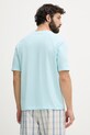 Abbigliamento Calvin Klein t-shirt da uomo con cotone LV00NM3021 turchese