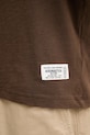 Aeronautica Militare t-shirt męski bawełniany TS2526UJ00686 brązowy
