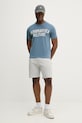 Aeronautica Militare t-shirt bawełniany TS2531UJ00641 niebieski SS26