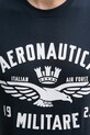 Aeronautica Militare t-shirt bawełniany TS2533UJ00641 granatowy
