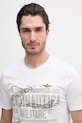 Aeronautica Militare tricou din bumbac alb TS2535UJ00641