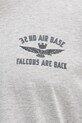 Aeronautica Militare t-shirt bawełniany TS2539UJ00727 szary
