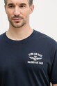 Aeronautica Militare t-shirt bawełniany granatowy TS2539UJ00727