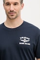 Aeronautica Militare t-shirt bawełniany granatowy TS2539UJ00727