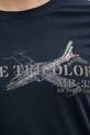 Aeronautica Militare t-shirt bawełniany TS2541UJ00727 granatowy
