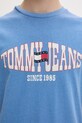 Tommy Jeans T-shirt męski bawełniany DM0DM22520 niebieski
