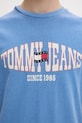 Tommy Jeans T-shirt męski bawełniany DM0DM22520 niebieski