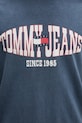Tommy Jeans T-shirt męski bawełniany DM0DM22520 granatowy