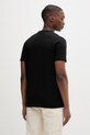 Odzież Tommy Jeans T-shirt basic męski bawełniany DM0DM22529 czarny