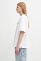 Maison Kitsuné Fox Head t-shirt bawełniany męski PM00109KJ0119 biały SS26