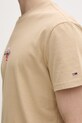 Tommy Jeans t-shirt męski bawełniany DM0DM22532 beżowy