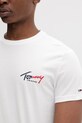 Tommy Jeans T-shirt męski bawełniany DM0DM22538 beżowy
