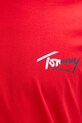 Tommy Jeans T-shirt męski bawełniany DM0DM22538 czerwony