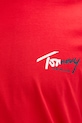 Tommy Jeans T-shirt męski bawełniany DM0DM22538 czerwony