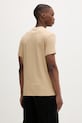 Odzież Tommy Jeans t-shirt męski bawełniany DM0DM22539 beżowy