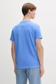 Ρούχα Tommy Jeans T-shirt ανδρικό βαμβακερό DM0DM22539 μπλε