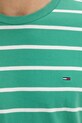 Tommy Jeans T-shirt męski bawełniany DM0DM22544 zielony