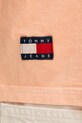 Tommy Jeans t-shirt basic męski bawełniany DM0DM22545 pomarańczowy