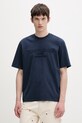 Tommy Jeans t-shirt basic męski bawełniany granatowy DM0DM22545