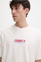Tommy Jeans T-shirt męski bawełniany beżowy DM0DM22546