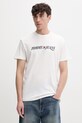 Tommy Jeans T-shirt męski bawełniany beżowy DM0DM22548