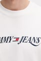 Tommy Jeans T-shirt męski bawełniany DM0DM22548 beżowy