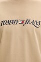 Tommy Jeans T-shirt męski bawełniany DM0DM22548 beżowy