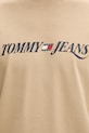 Tommy Jeans T-shirt męski bawełniany DM0DM22548 beżowy