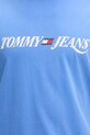Tommy Jeans T-shirt męski bawełniany DM0DM22548 niebieski