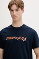 Tommy Jeans T-shirt męski bawełniany granatowy DM0DM22548