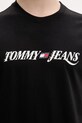 Tommy Jeans t-shirt męski bawełniany DM0DM22548 czarny