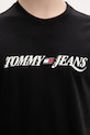 Tommy Jeans t-shirt męski bawełniany DM0DM22548 czarny