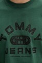 Tommy Jeans t-shirt męski bawełniany DM0DM22551 zielony